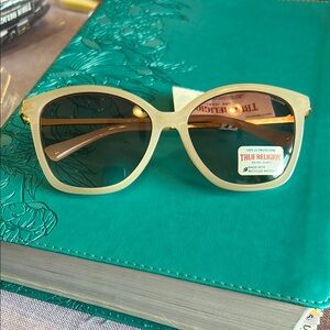 True Religion Beige Sunglasses